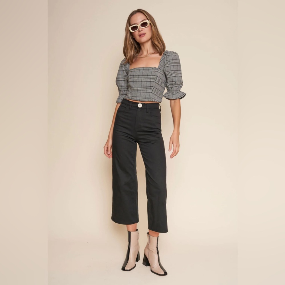whimsy and row black floral pant